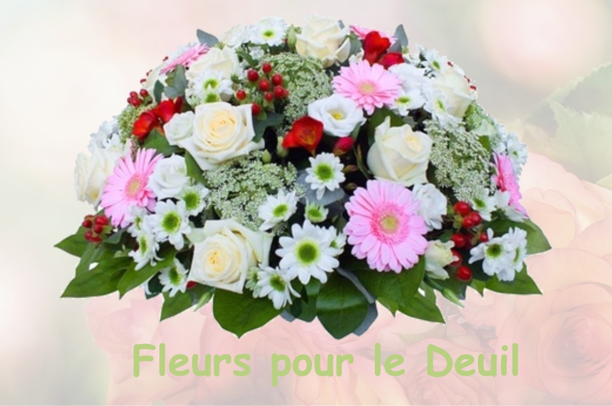fleurs deuil FERRIERE-LARCON